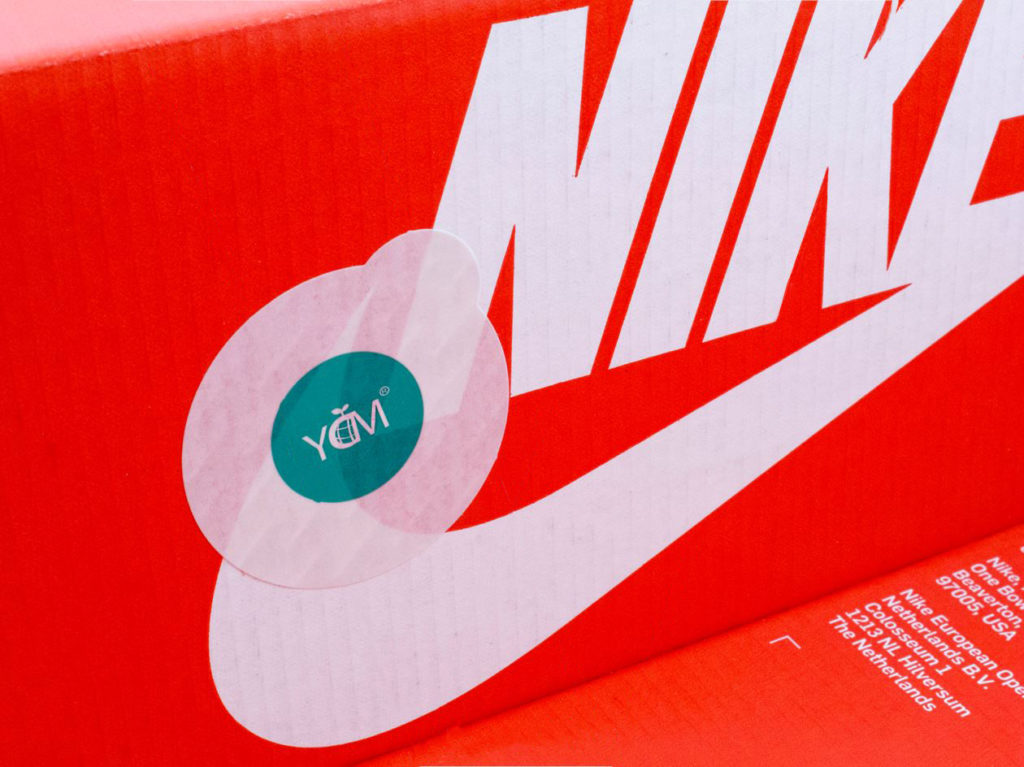 Nike Off-White стикер