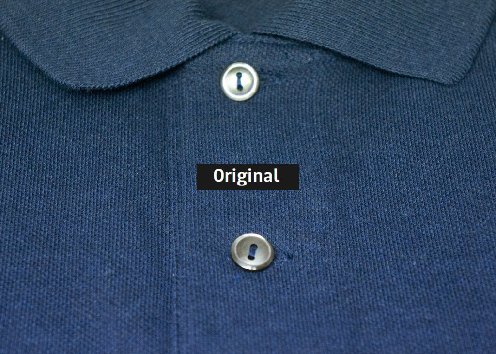 lacoste polo original buttons