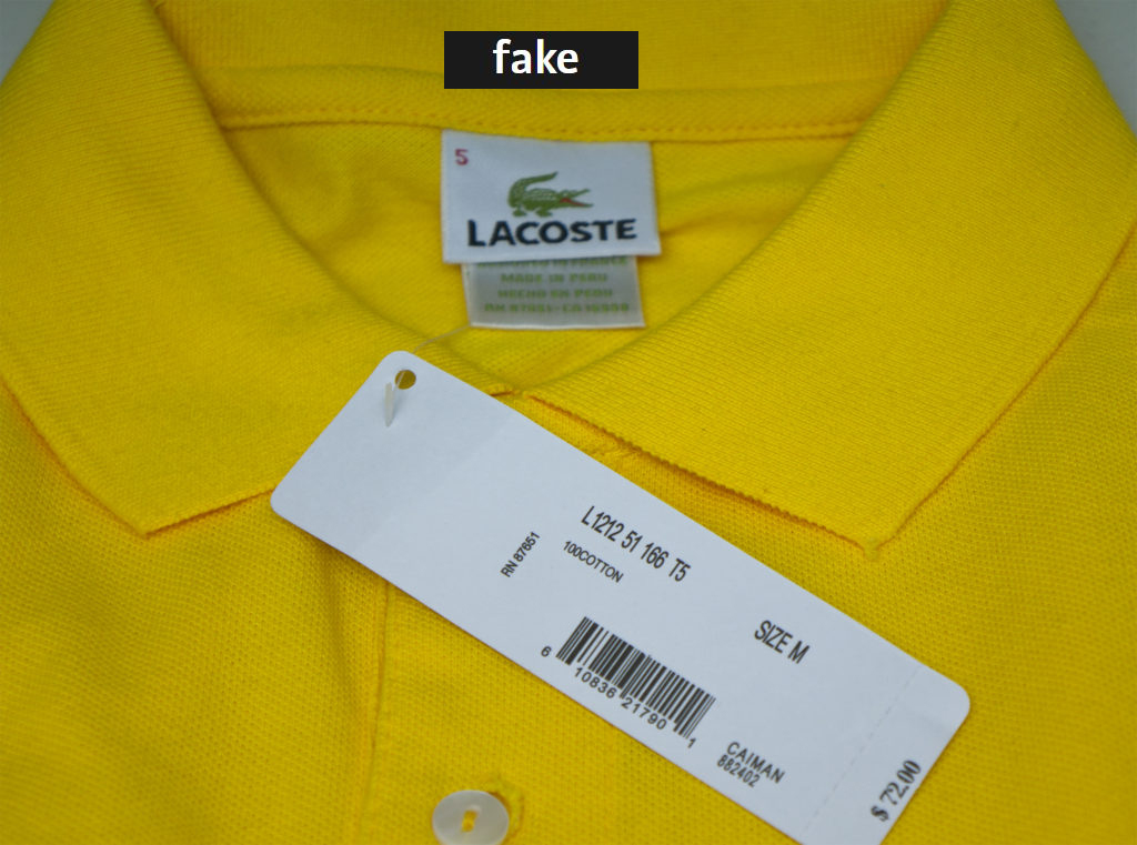 original lacoste polo shirt vs fake