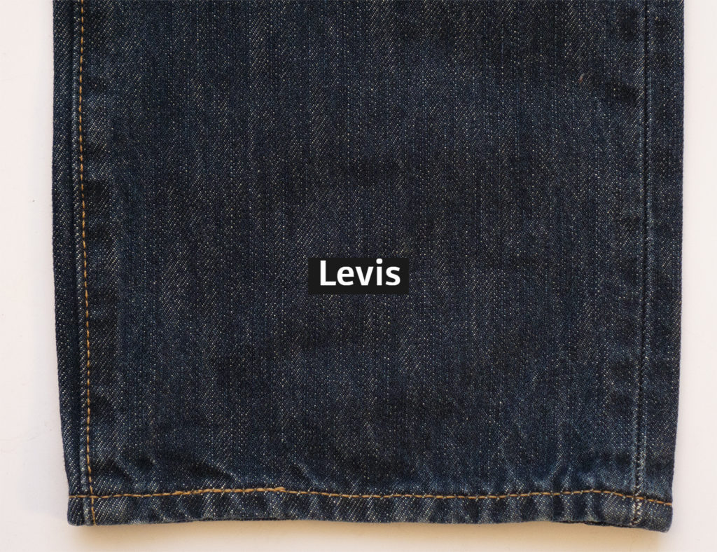 джинсы 501 ткань