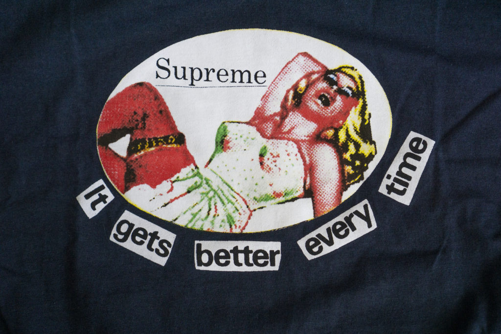 футболка supreme логотип