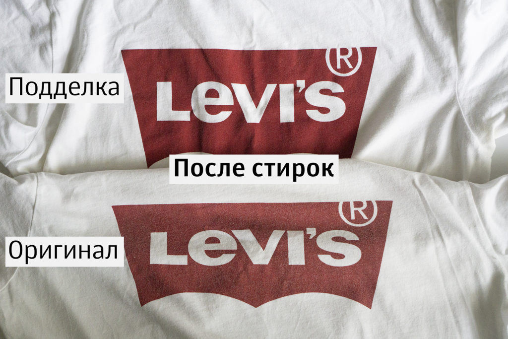 levis футболка после стирки