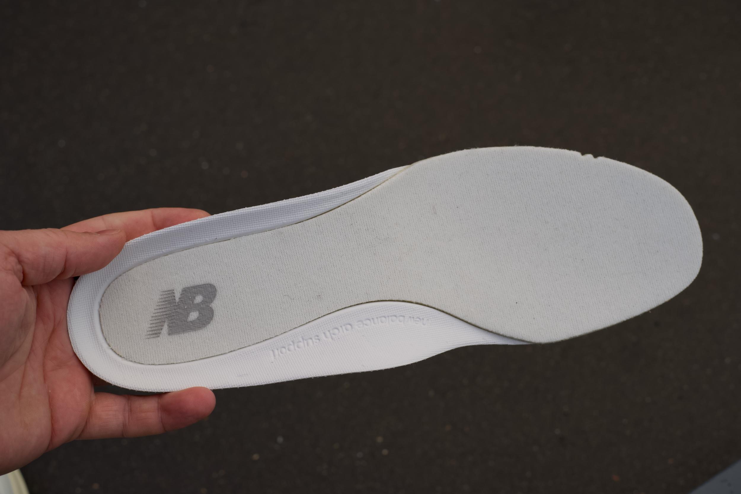 Белые мужские кеды New Balance CT500WL 16 Кеды CT500 стелька